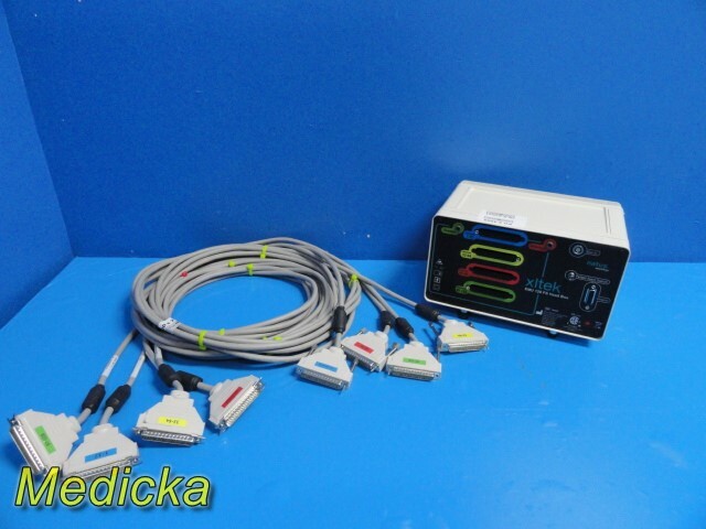 Natus Neurology XLTEK EMU 128FS Head Box (Amp) Ref 10343 W/ 4X Cables ~ 27921 Natus Neurology XLTEK EMU 128FS Head Box (Amp) Ref 10343 W/ 4X Cables ~ 27921