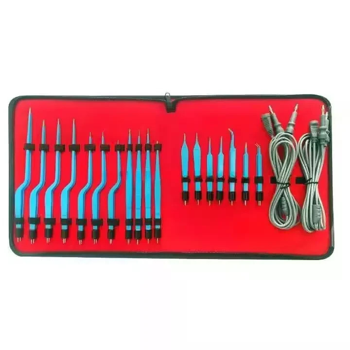 Bipolar Forceps Set of 20 pcs High class Bipolar forceps Cables Electrosurgical Bipolar Forceps Set of 20 pcs High class Bipolar forceps Cables Electrosurgical