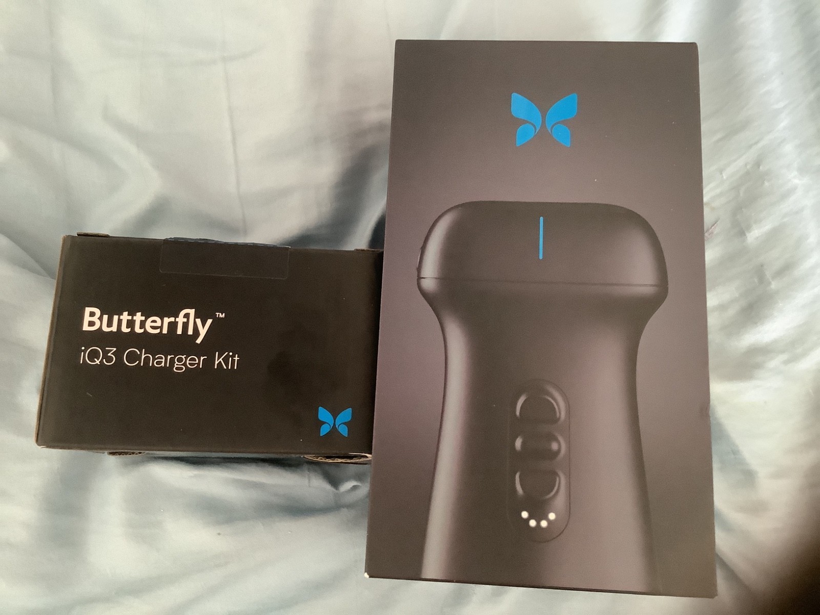 Unused/unopened Butterfly iQ3 Portable Butterfly Ultrasound System with Charger Unused/unopened Butterfly iQ3 Portable Butterfly Ultrasound System with Charger