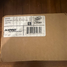 King Innovation AlumiConn 2-Port AL/CU Lug Connector 6-15 AWG 95035 100pc picture