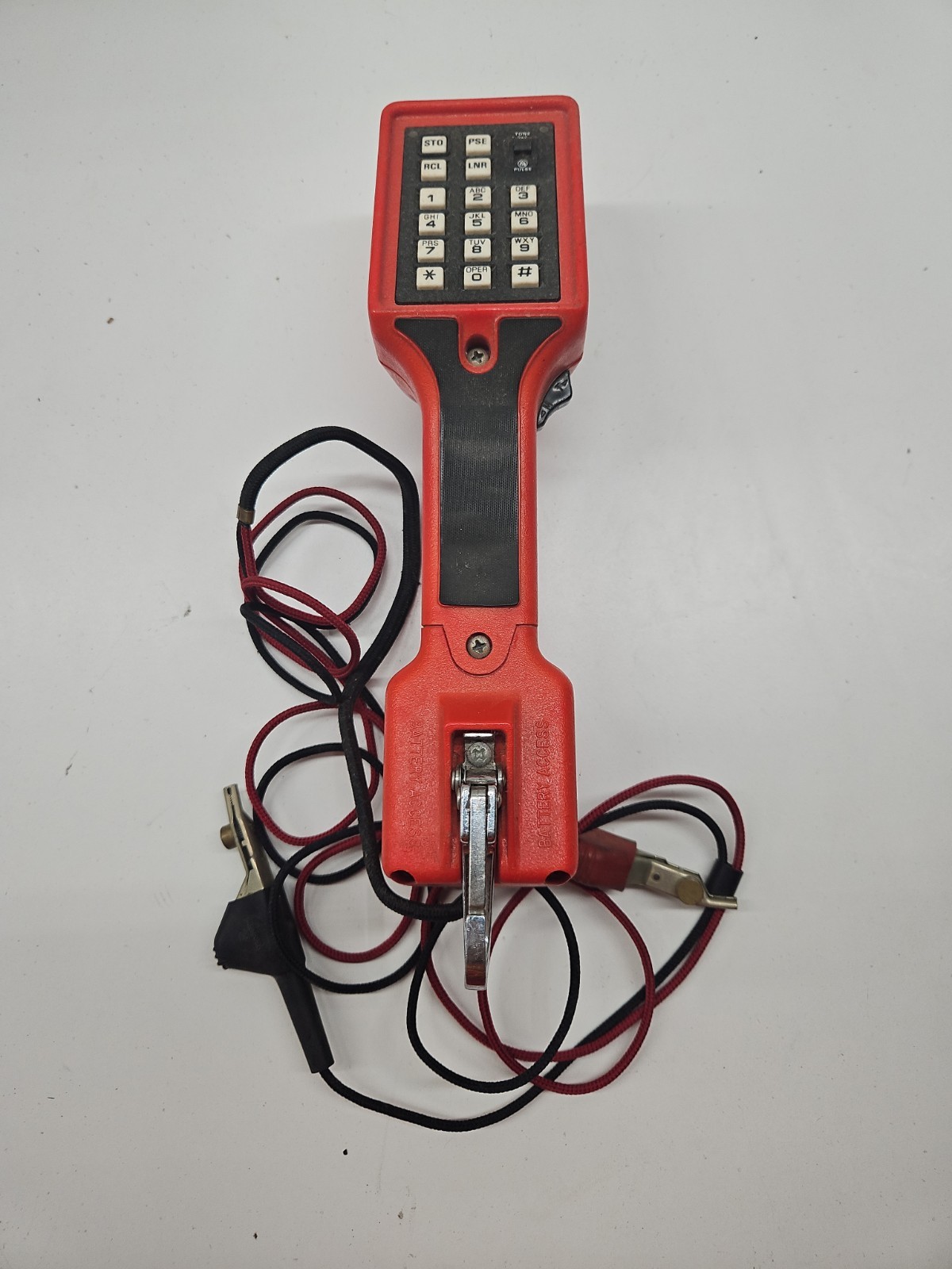 Harris / Dracon TS22 Lineman\'s Handset Telephone Line Analyzer Untested Harris / Dracon TS22 Lineman\'s Handset Telephone Line Analyzer Untested