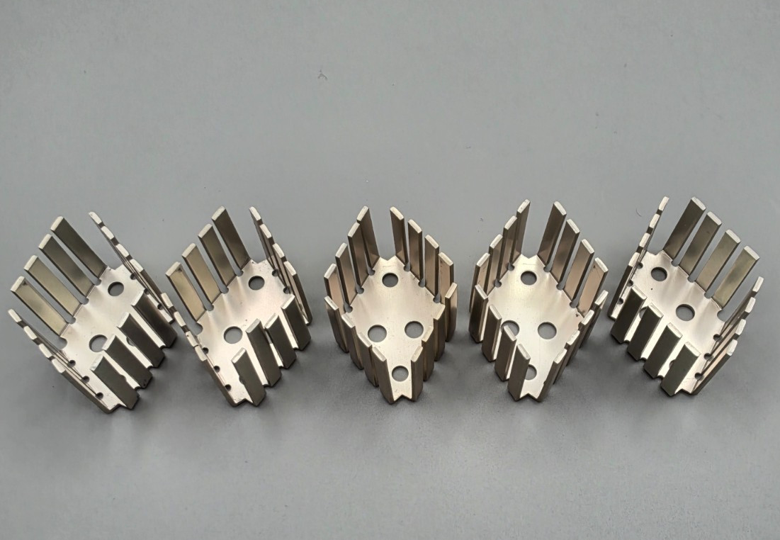 Vintage Aluminum TO-3 Heat Sink Lot of 5