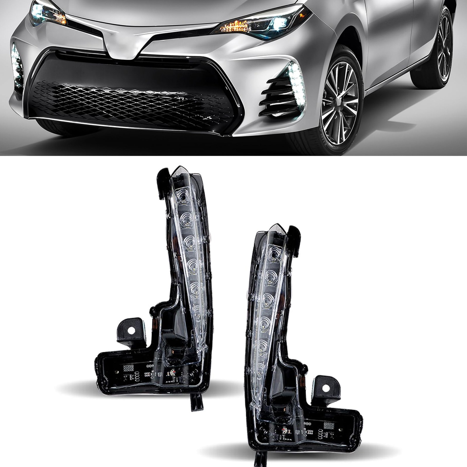 1 Pair Daytime Running Fog Lights for Corolla SE 2017 2018 2019 8144002030 1 Pair Daytime Running Fog Lights for Corolla SE 2017 2018 2019 8144002030