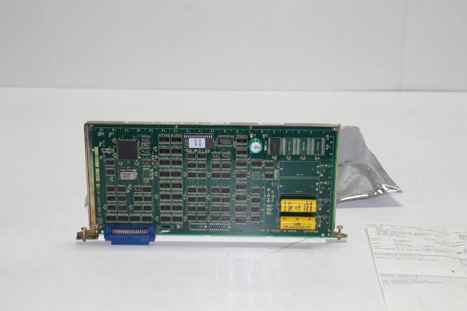 Used Fanuc SRAM9BMU) 256-1 A16B-2201-0134 bubble memory board