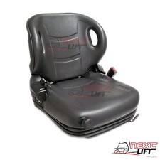 NEW MOLDED TOYOTA FORKLIFT SUSPENSION SEAT W/ SEATBELT & SWITCH PREMIUM QUALITY picture