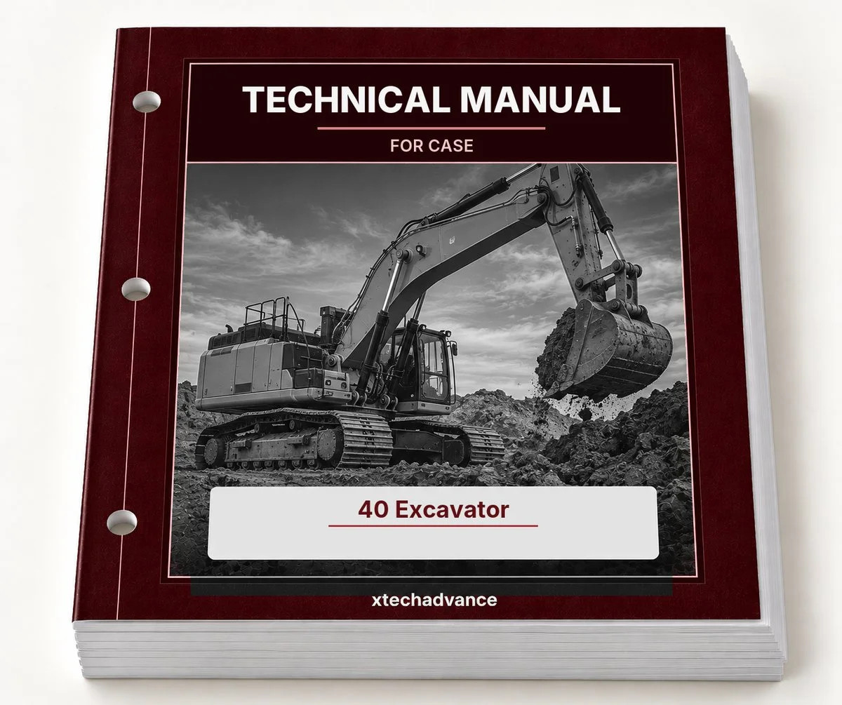 Technical Repair Manual fits Case 40 Excavator
