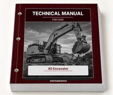 Technical Repair Manual fits Case 40 Excavator picture
