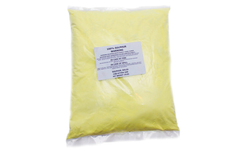 Sulfur Powder 10lb Bag - Commercial Grade Sulfur Powder 10lb Bag - Commercial Grade