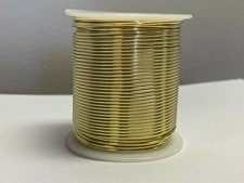 Yellow Brass Wire 12 Gauge 1 lb. Spool (50 Feet) Diameter 0.080 picture