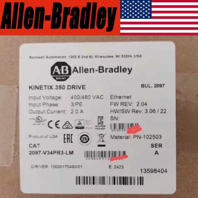 New Factory Sealed 2097-V34PR3-LM /A Kinetix 350 Servo Driver AB 2097-V34PR3-LM New Factory Sealed 2097-V34PR3-LM /A Kinetix 350 Servo Driver AB 2097-V34PR3-LM