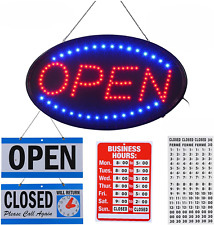 Rdutuok LED Open Sign,23X14Inch Large Size LED Business Open Sign Include Open/C picture