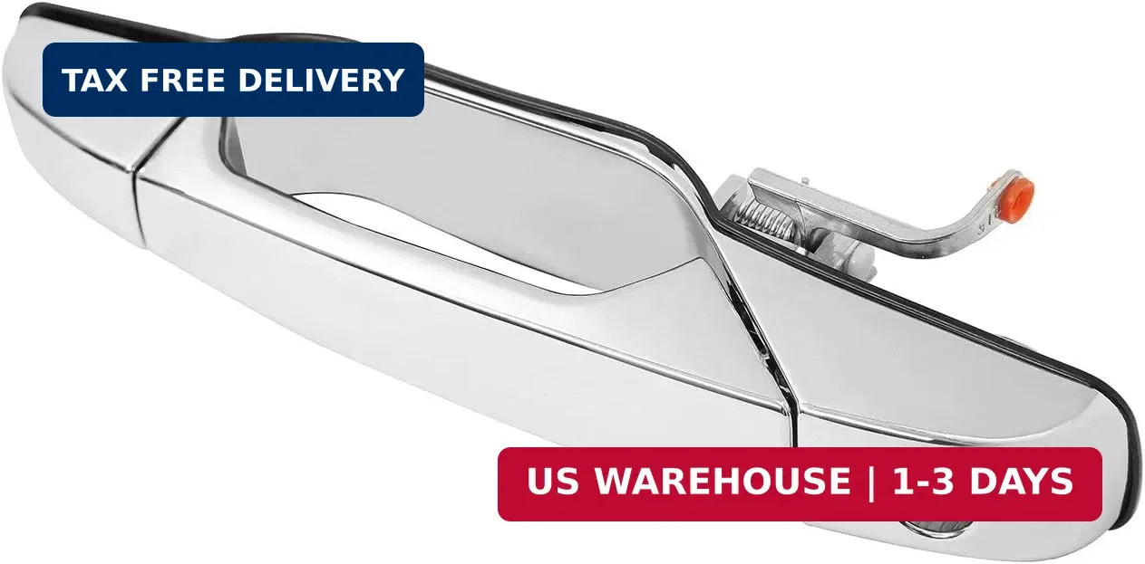 Front Left Chrome Door Handle Silverado Tahoe Suburban Sierra Yukon 07-13 Front Left Chrome Door Handle Silverado Tahoe Suburban Sierra Yukon 07-13