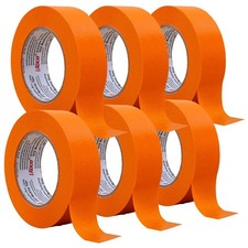 Orange Automotive Refinishing Masking Tape 1.5 in x 60 yd (6 Rolls) – Auto picture