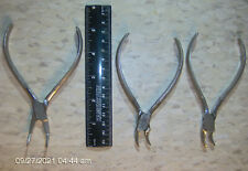 3 Vintage Used Gingivectomy Dental Tools tool CLEV-DENT Pull 111 115 211 (#20) picture