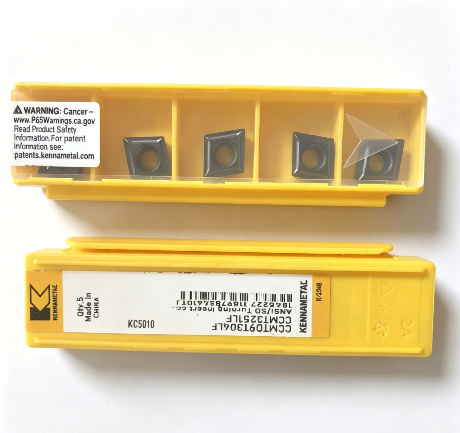 Kennametal CCMT09T304LF KC5010 CCMT3251LF Carbide Turning Inserts 10Pcs US Stock Kennametal CCMT09T304LF KC5010 CCMT3251LF Carbide Turning Inserts 10Pcs US Stock