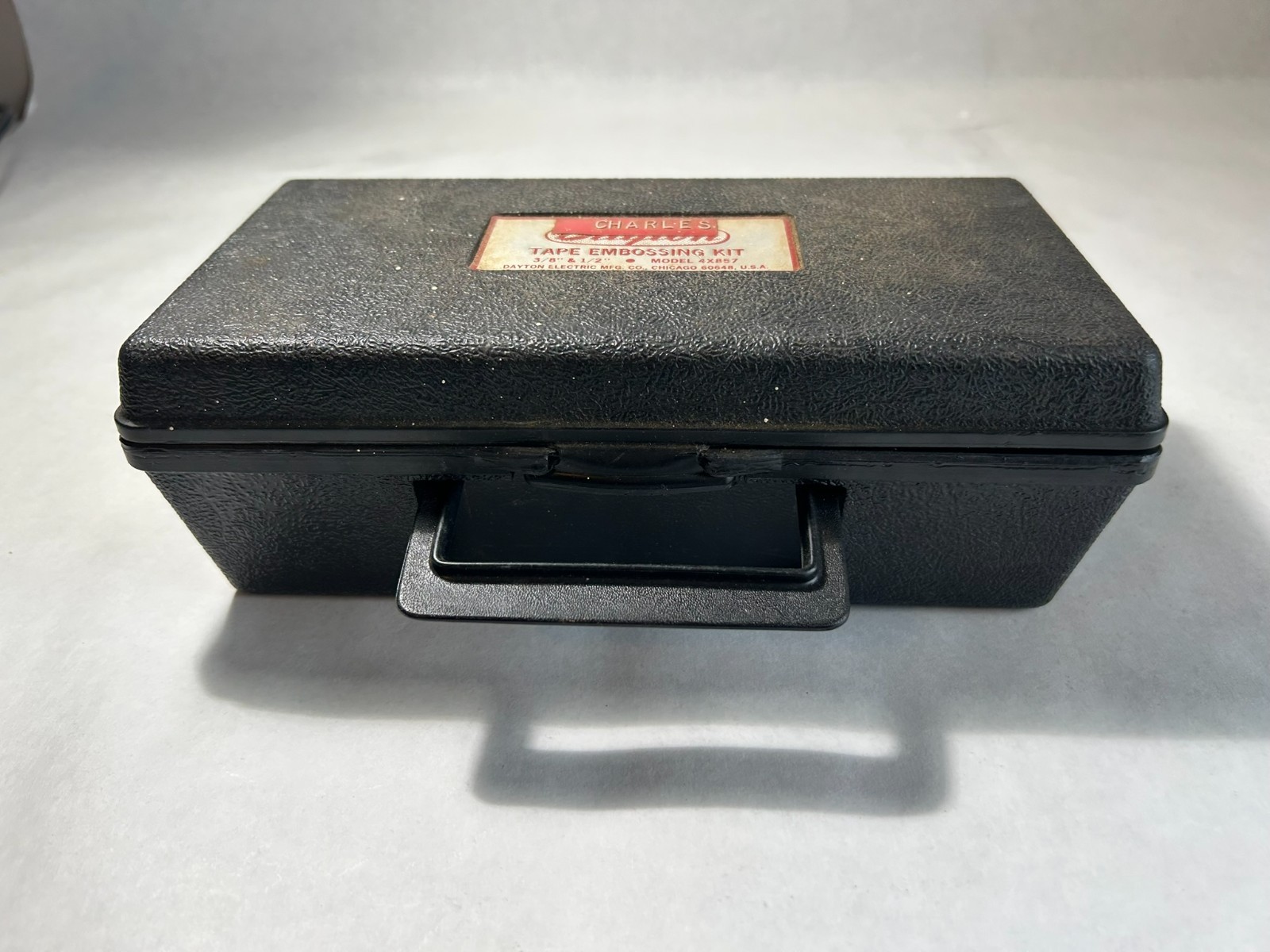Vintage Dayton Tape Embossing Kit Label Maker In Case Vintage Dayton Tape Embossing Kit Label Maker In Case