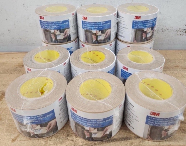 Lot of 12, 3M All Weather Flashing Tape 8067 (4 Lot of 12, 3M All Weather Flashing Tape 8067 (4