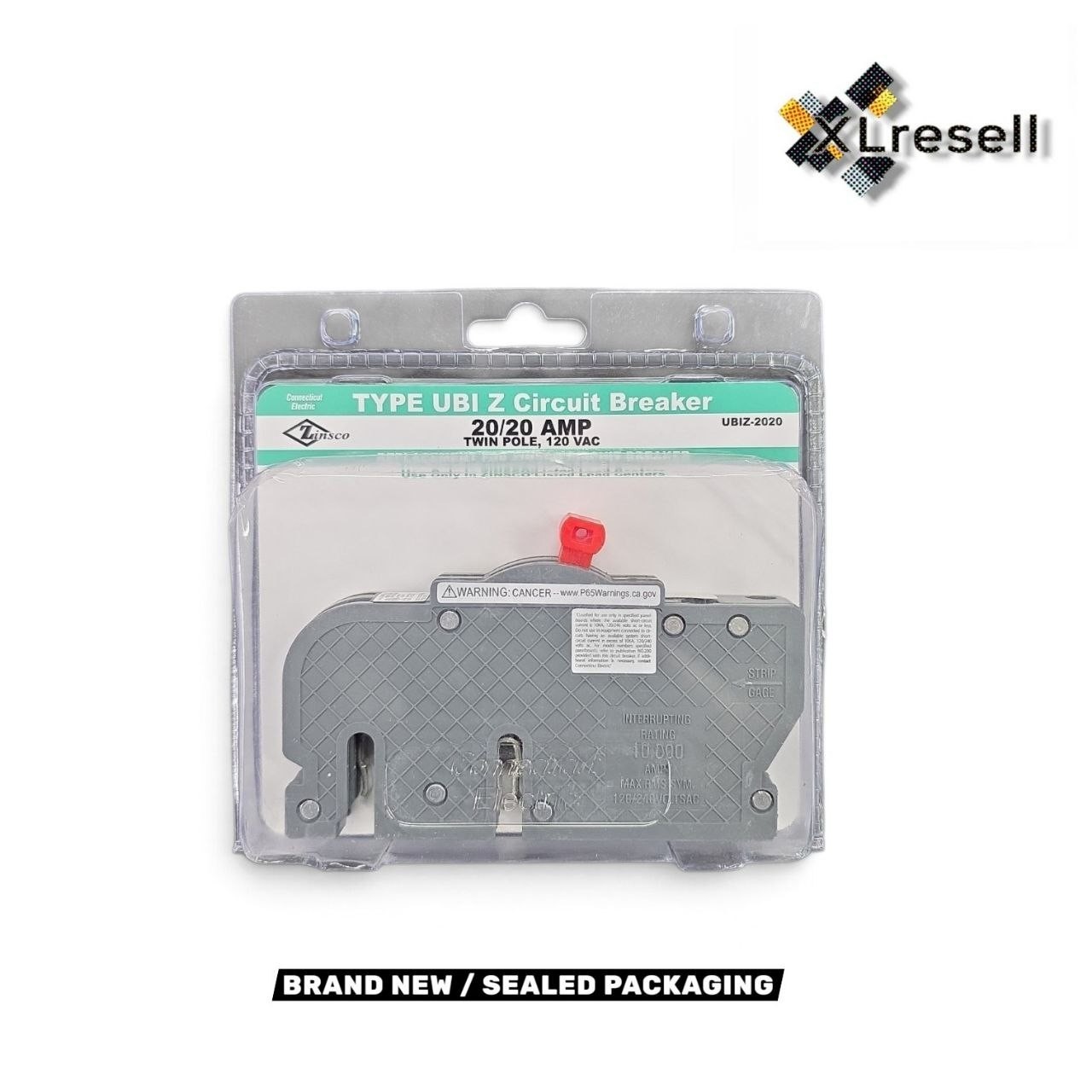 Connecticut Electric UBI VPKUBIZ2020 20 Amp Twin Pole Twin Circuit Breaker Connecticut Electric UBI VPKUBIZ2020 20 Amp Twin Pole Twin Circuit Breaker