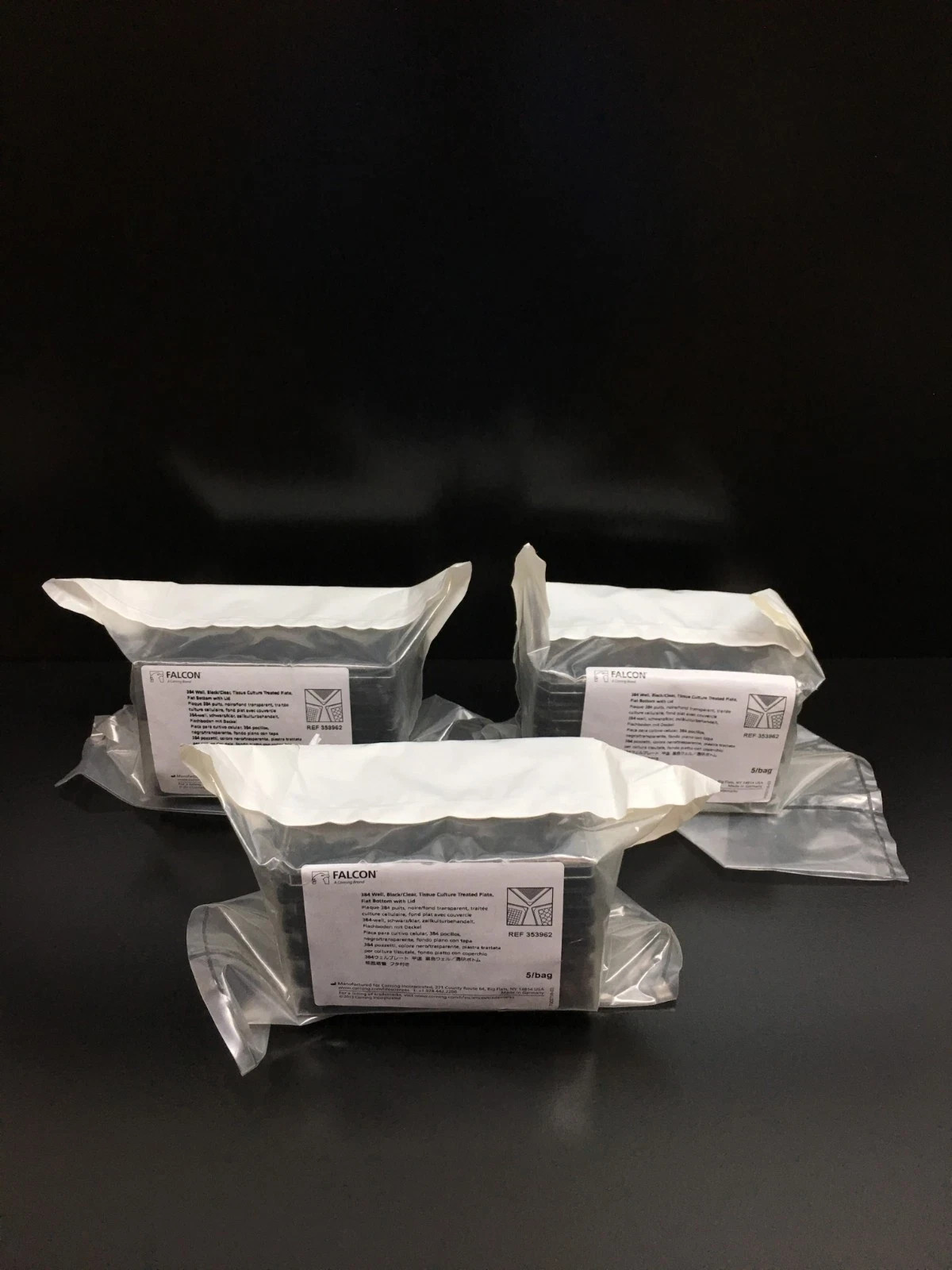 Corning Flacon REF 353962 Tissue Culture Treated Plate 384 Well Flat Bottom