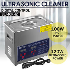 New 3L Industry Ultrasonic Cleaner Stainless Steel Heated Heater w/Timer picture
