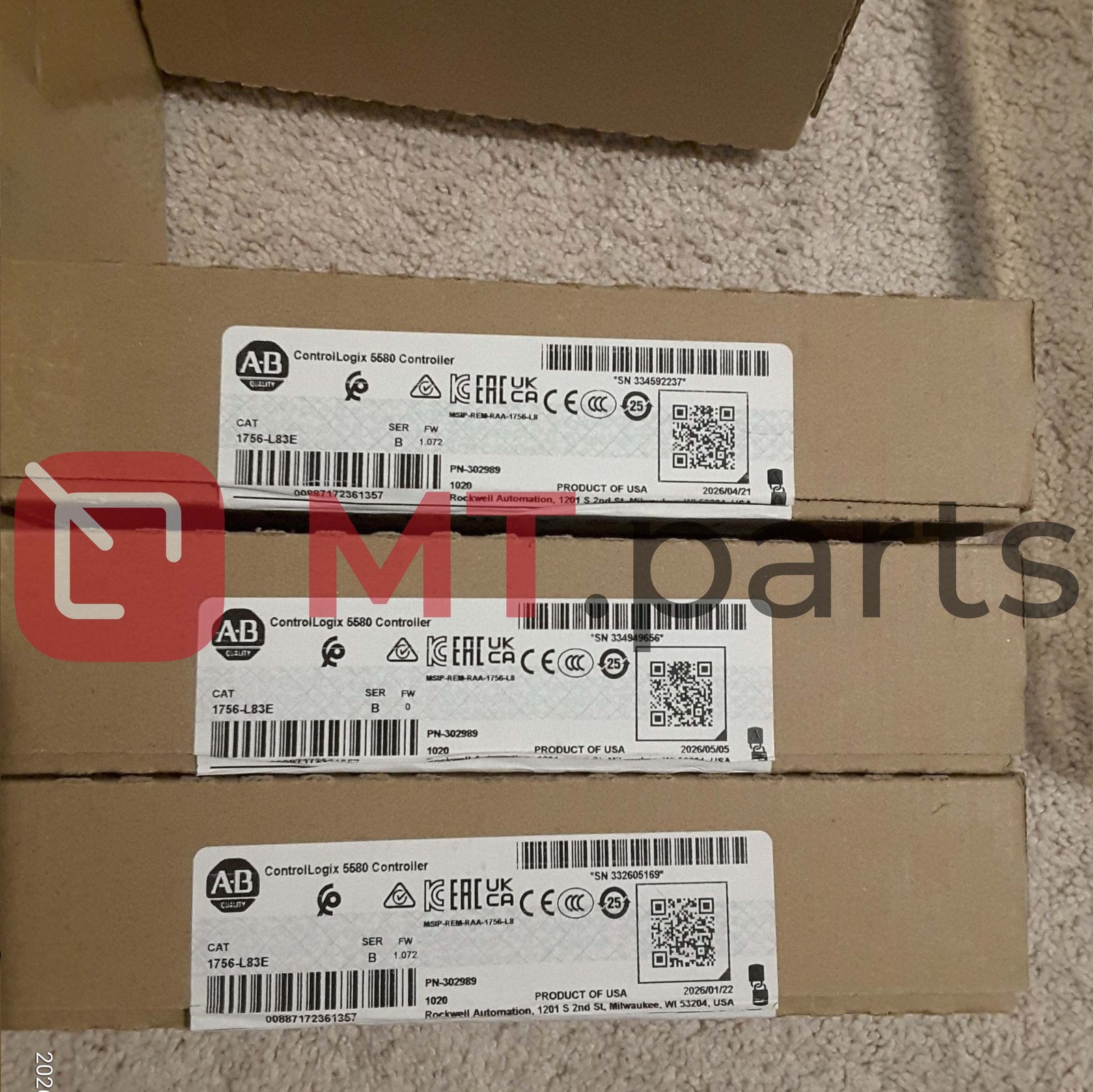 Surplus 1× New 1756-L83E Allen-Bradley US Seller Surplus 1× New 1756-L83E Allen-Bradley US Seller