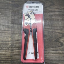 BURNDY Y122CMR Ergonomic Full Cycle Hand Crimping Tool, Red Sheath picture