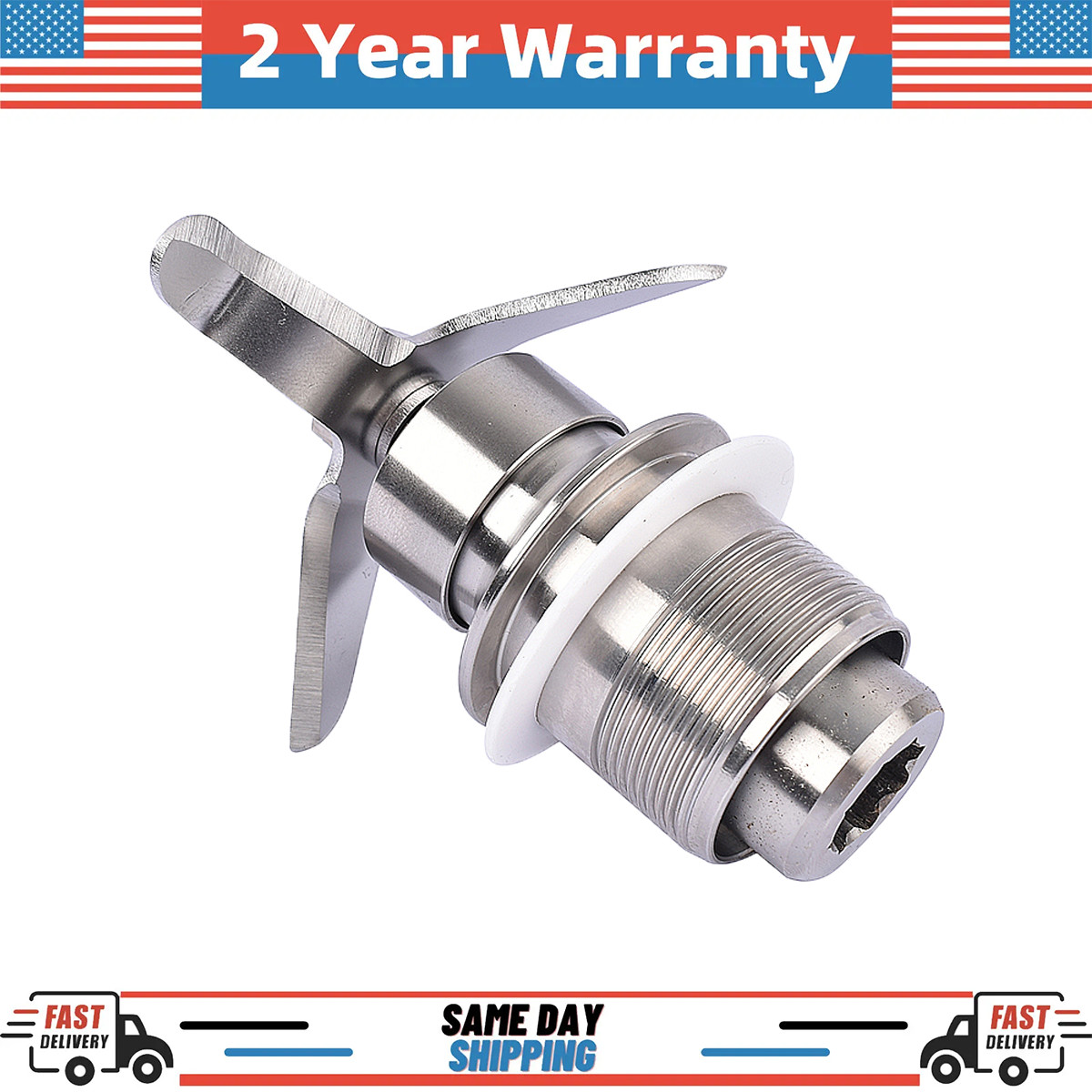 Commercial Blade Cutting Blender Assembly for Waring CB6 CB10 CB15 LBC15 502977 Commercial Blade Cutting Blender Assembly for Waring CB6 CB10 CB15 LBC15 502977