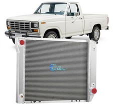 3 Row Aluminum Radiator 1980-1984 Ford Bronco F100 F150 F250 F350 4.9L L6 300ci picture