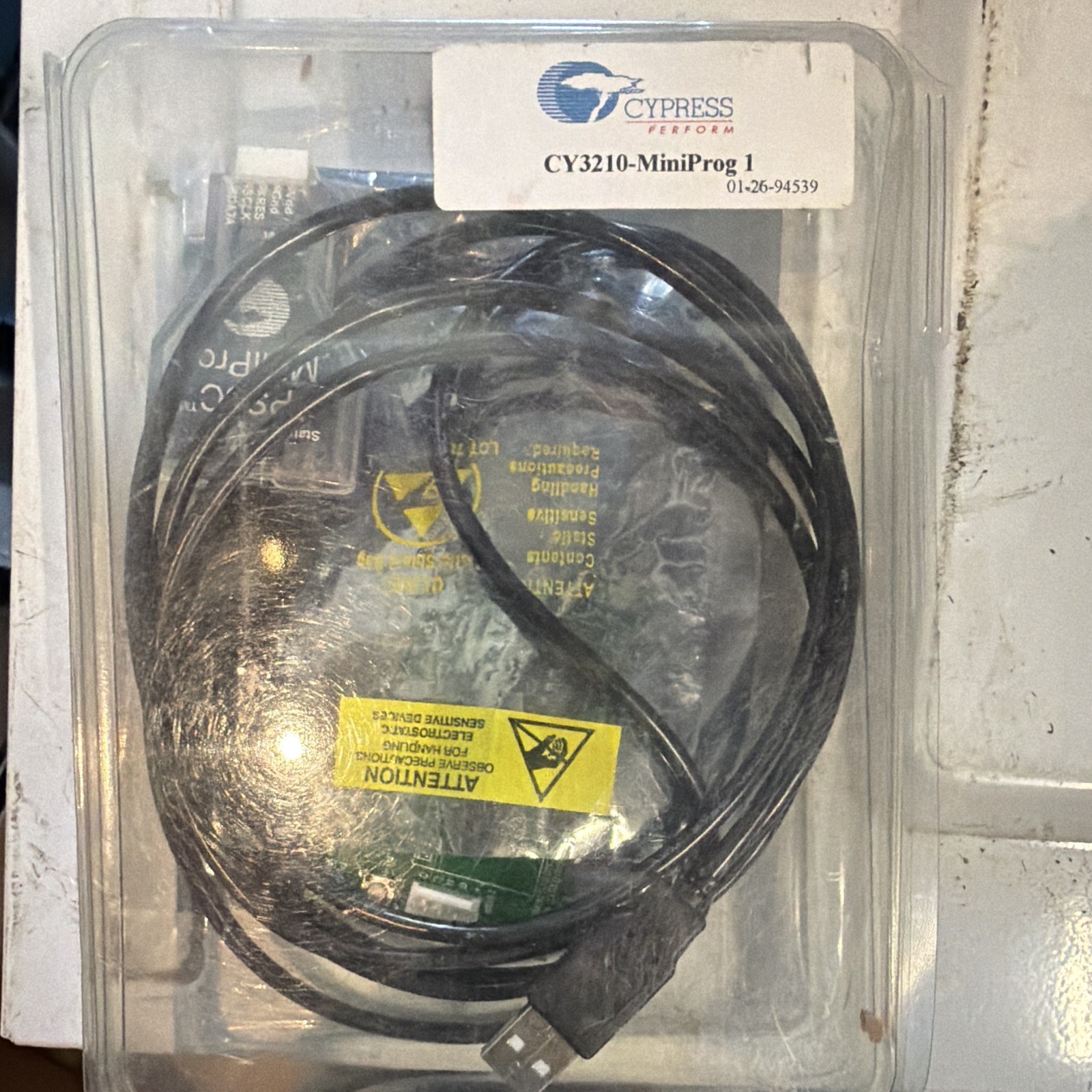 Cypress Semiconductor CY3217 MiniProg1 Programmer Kit.