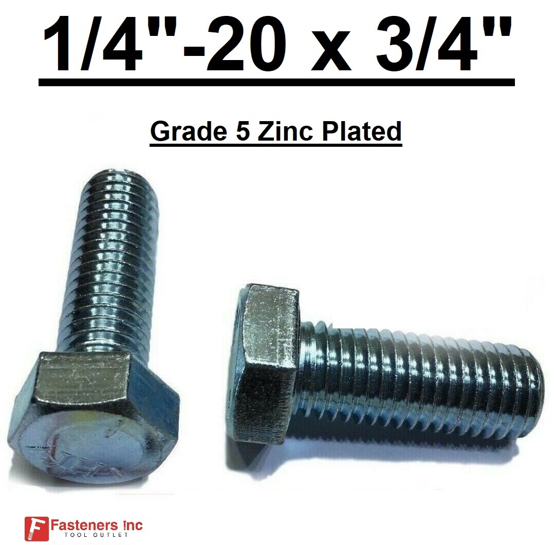 1/4-20 x 3/4 1/4-20 x 3/4