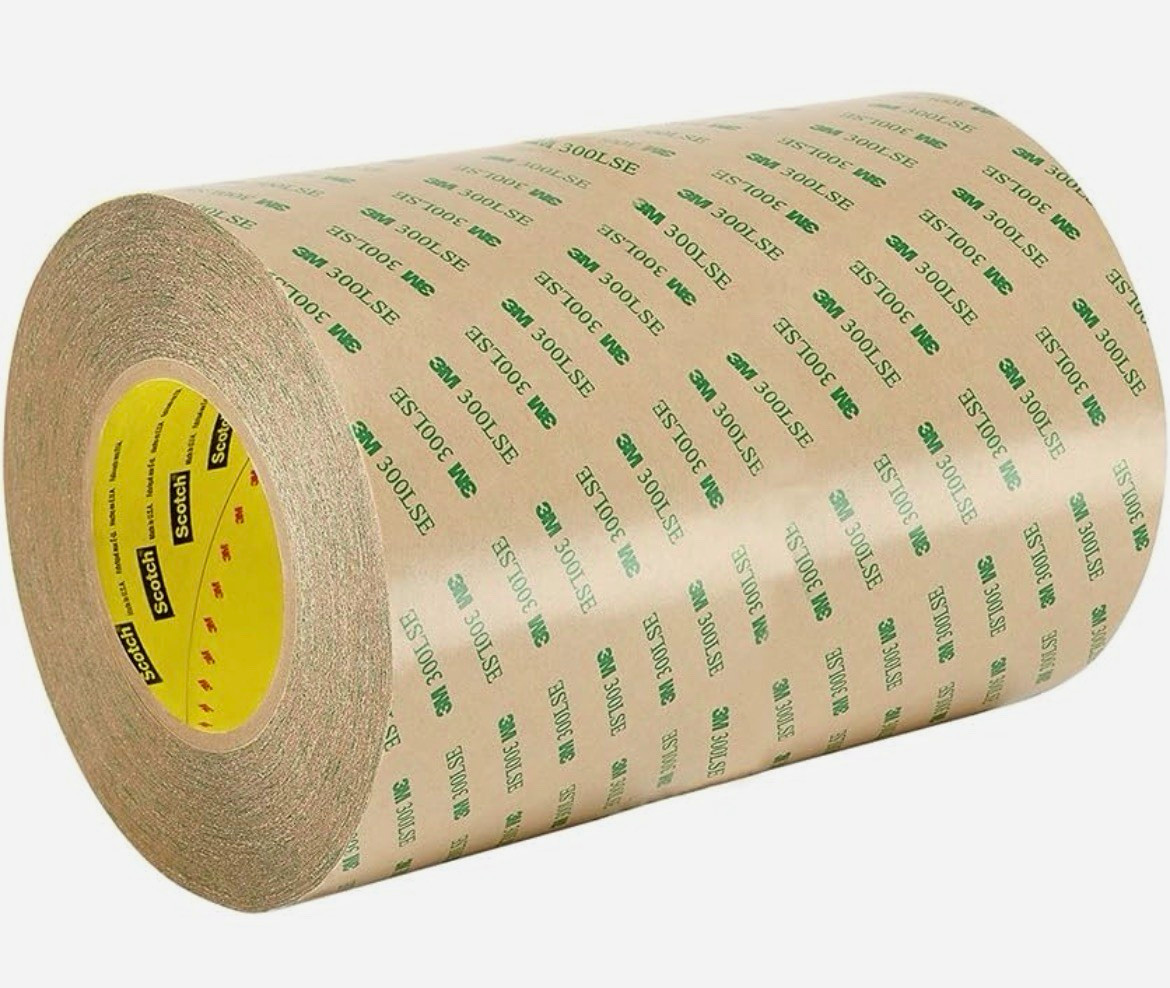 3M 9495LE Adhesive Transfer Tape – 12” x 180 ft (60 yd) – 300LSE Adhesive 3M 9495LE Adhesive Transfer Tape – 12” x 180 ft (60 yd) – 300LSE Adhesive