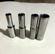 Husky 3/8” Drive Deep 6 Point SAE Socket Lot 5/16 3/8 7/16 1/2 Inch picture