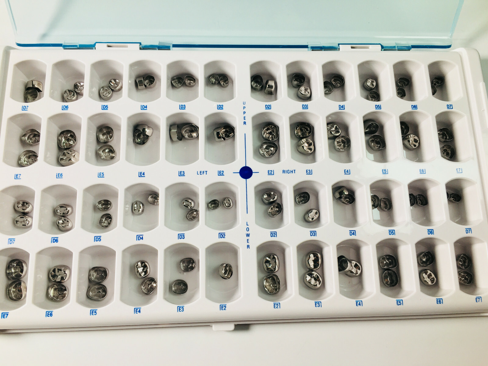 96pcs Dental Kid Primary Molar Crown Stainless Steel Pediatric Preformed Crowns 96pcs Dental Kid Primary Molar Crown Stainless Steel Pediatric Preformed Crowns