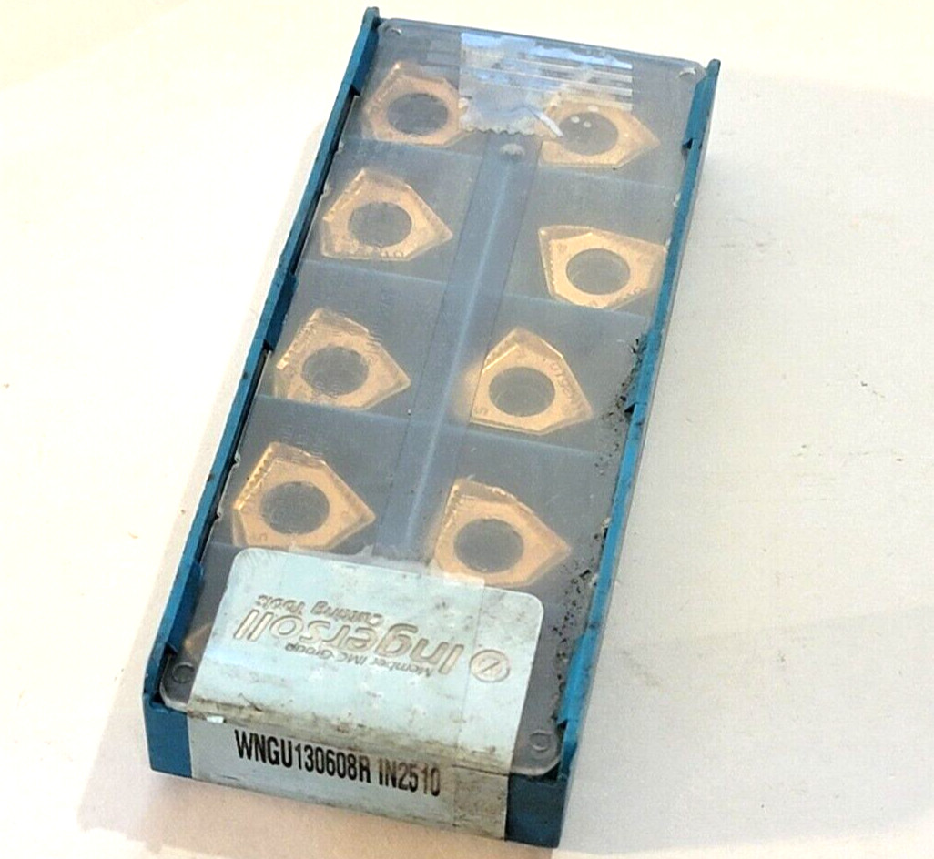 WNGU 130608R IN2510 INGERSOLL ** 10 INSERTS ** FACTORY PACK *** WNGU 130608R IN2510 INGERSOLL ** 10 INSERTS ** FACTORY PACK ***