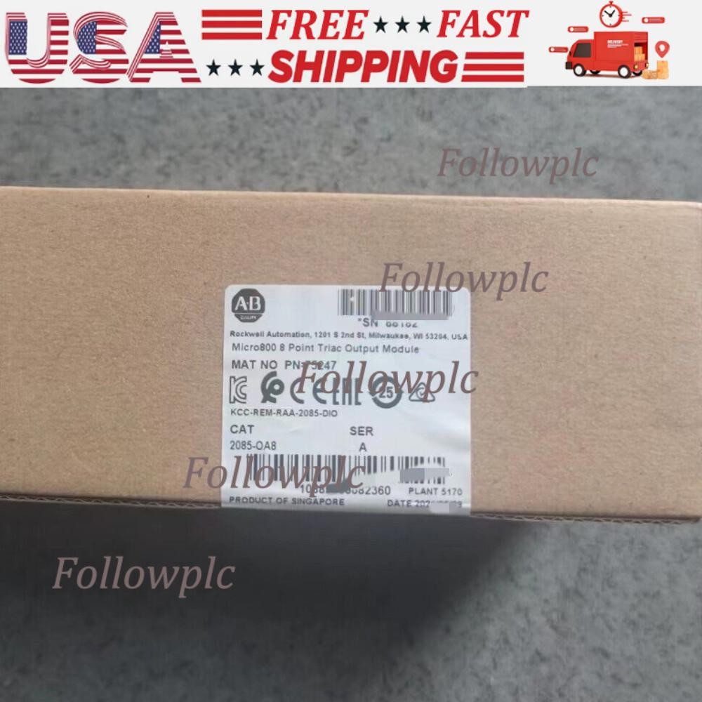 1pc AB 2085-OA8 Micro800 8 Point Triac Output Module new 1pc AB 2085-OA8 Micro800 8 Point Triac Output Module new