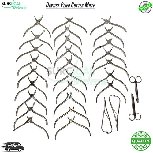 Huge Lot Of 30 Various Oral Surgery Instruments Dentist Plier Cutter Miltex Z8-G Huge Lot Of 30 Various Oral Surgery Instruments Dentist Plier Cutter Miltex Z8-G