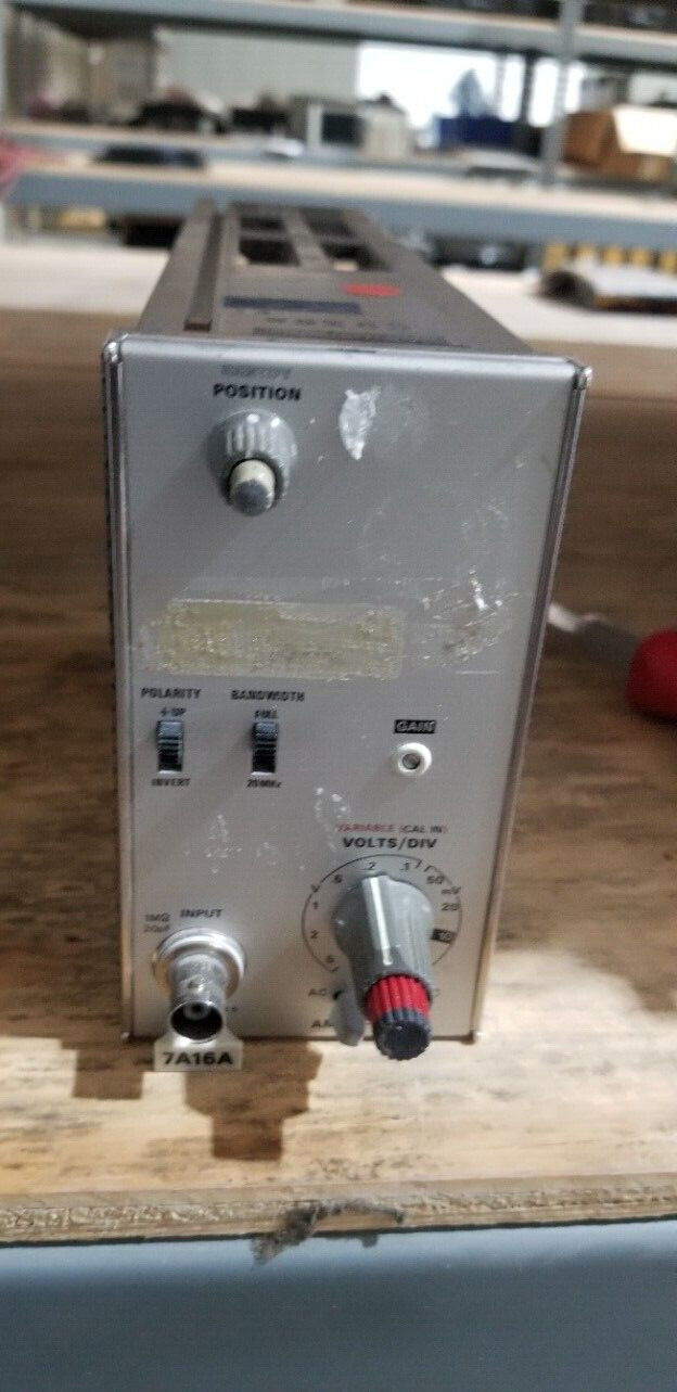 Tektronix 7A16A Amplifier Plug In Unit #2 READ