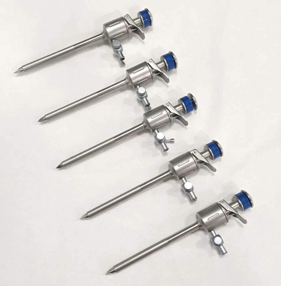 Laparoscopic Trocar Cannula 5mm Best Quality Reusable Surgical Instruments-5pc Laparoscopic Trocar Cannula 5mm Best Quality Reusable Surgical Instruments-5pc