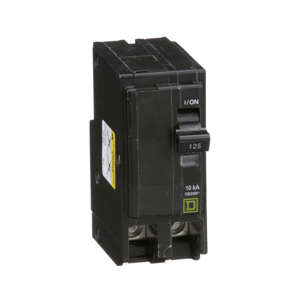 SQUARE D QO2125 Circuit Breaker,125A,Plug In,120/240V,2P SQUARE D QO2125 Circuit Breaker,125A,Plug In,120/240V,2P