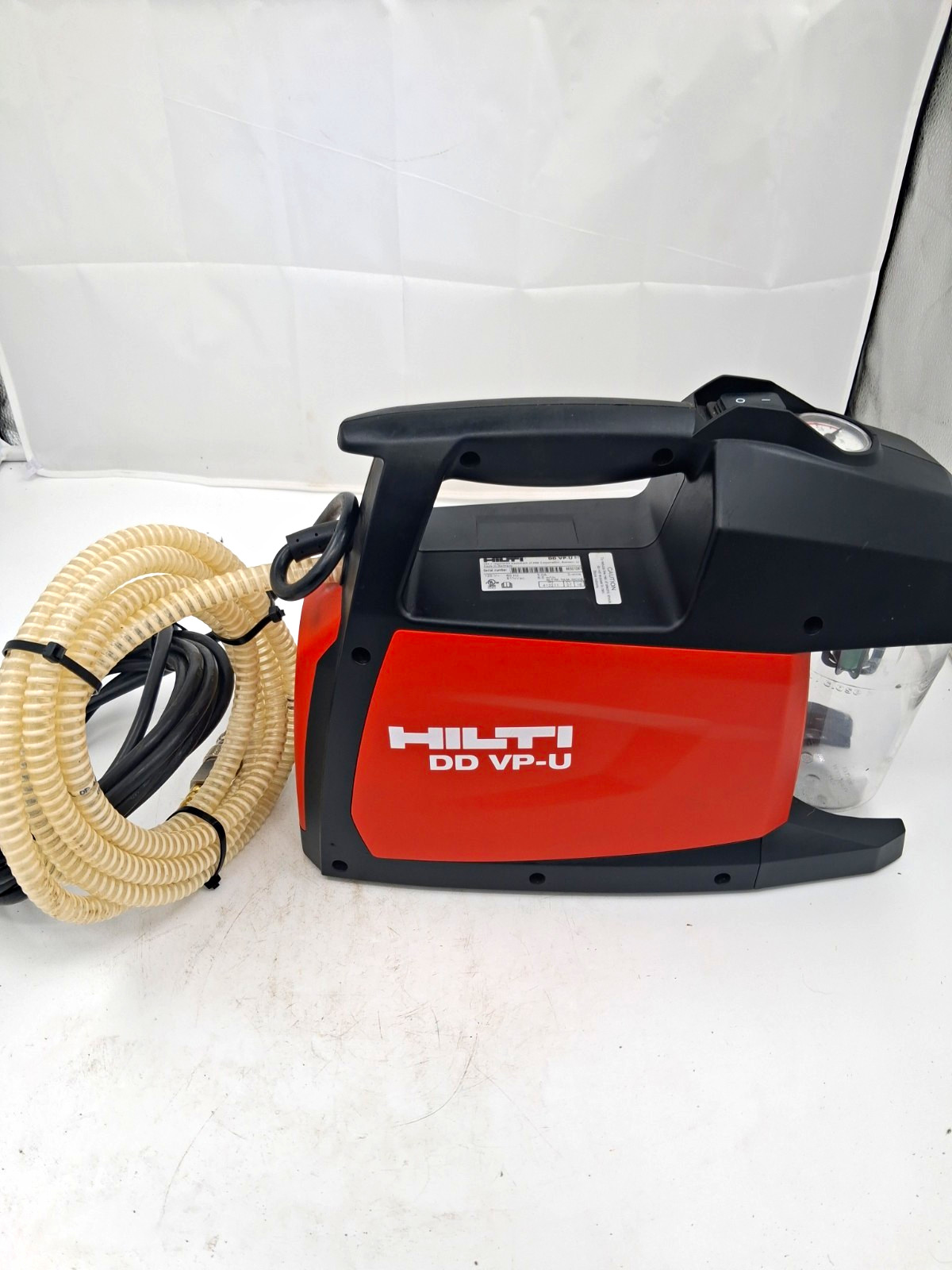 Hilti DD VP-U 01 DD VP-U Vacuum Pump Vacuum Type w/ Hose Canister Cord