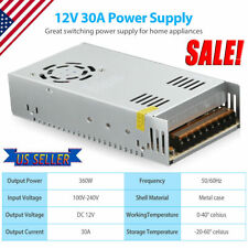 12V 30A DC Amp Switching Power Supply Adapter for LED Strip Light AC 110V/220V picture