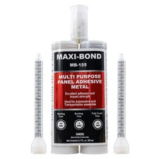 Maxi-Bond MB-155 2-Part Epoxy Panel Adhesive Clear Non-Sag Metal Fiberglass picture