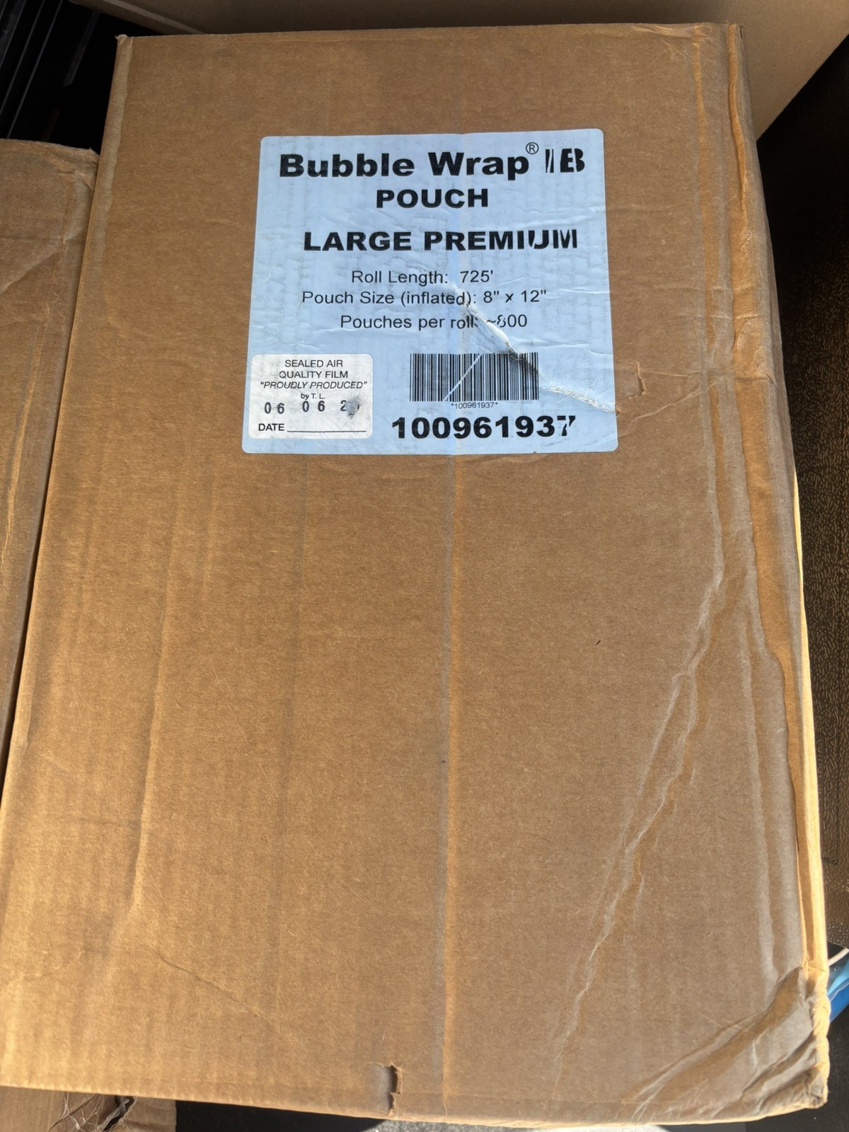 BUBBLE WRAP IB POUCH LARGE PREMIUM (800CT) 8