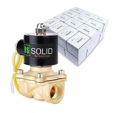 20pcs U.S. Solid Electric Solenoid Valve 3/4 inch Brass 24V DC picture