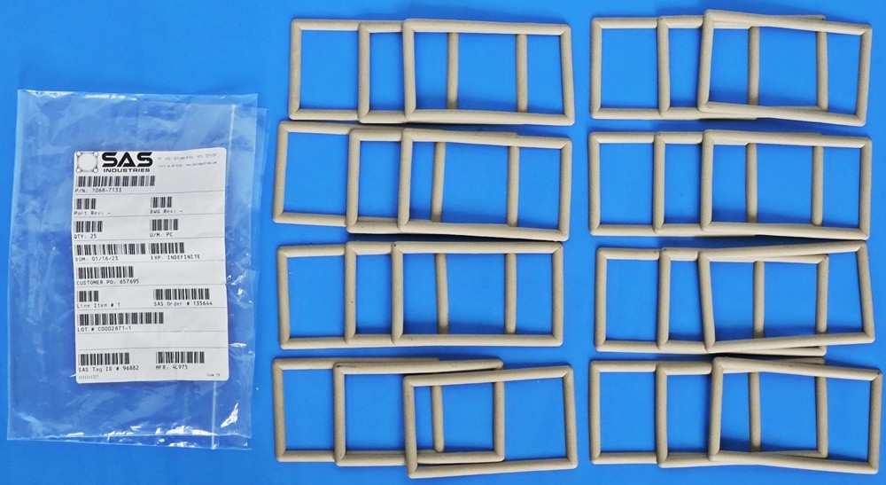 Lot (24) Waveguide Half Gasket WR340 Conductive