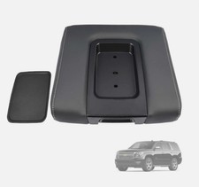 New 22881398 Middle Seat Black Console Armrest Lid For 14-17 Silverado Sierra US picture