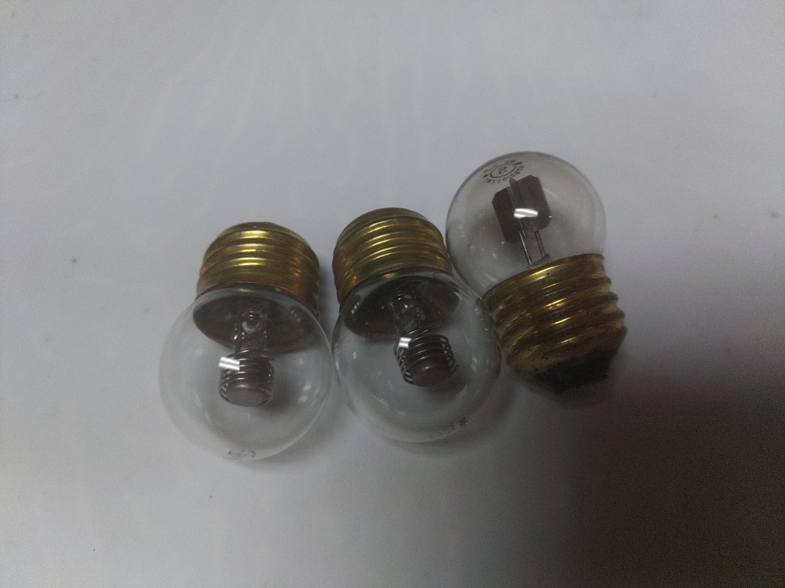 Vintage neon bulbs, 2 each GE J9A, 1 each NE-56 tested working