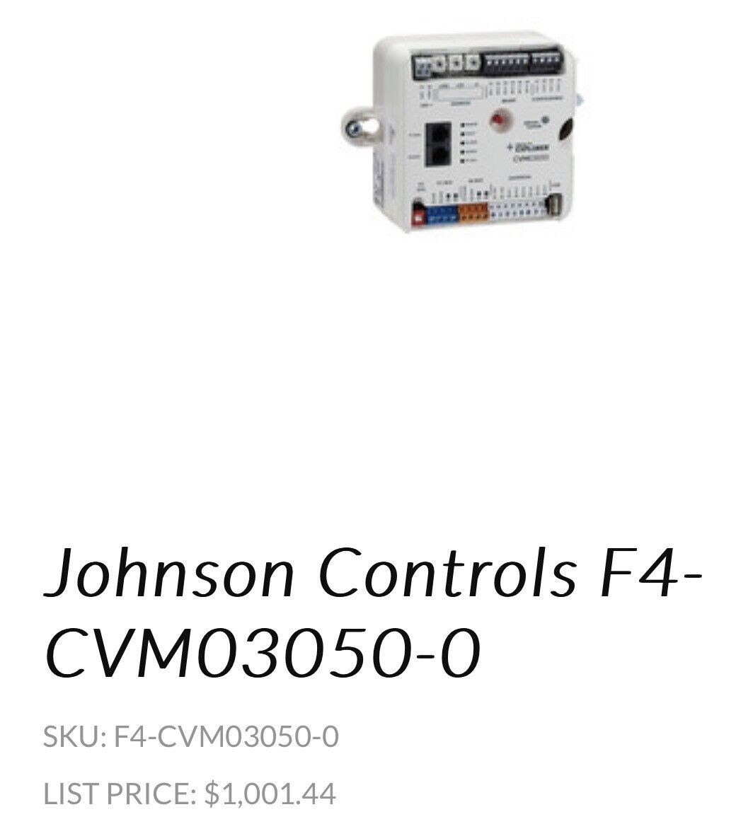 Johnson Controls (240)F4-CVM03050-0 Controller