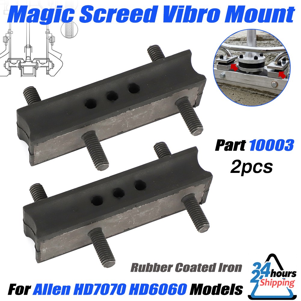 For Magic Screed-Concrete Wet Screed-Vibro Mount 2pcs Rubber & Iron Lightweight For Magic Screed-Concrete Wet Screed-Vibro Mount 2pcs Rubber & Iron Lightweight