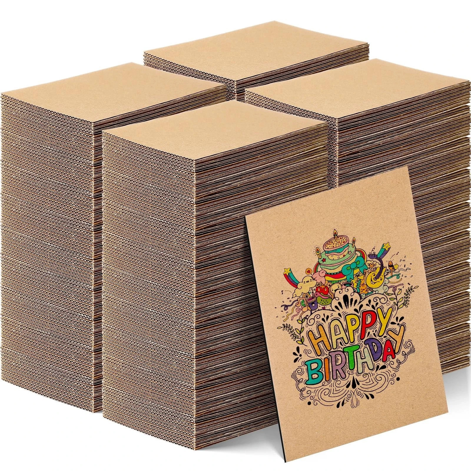 400 Pcs 5 x 7 Inch Corrugated Cardboard Sheets for Mailers 2 mm Thickness Fla... 400 Pcs 5 x 7 Inch Corrugated Cardboard Sheets for Mailers 2 mm Thickness Fla...